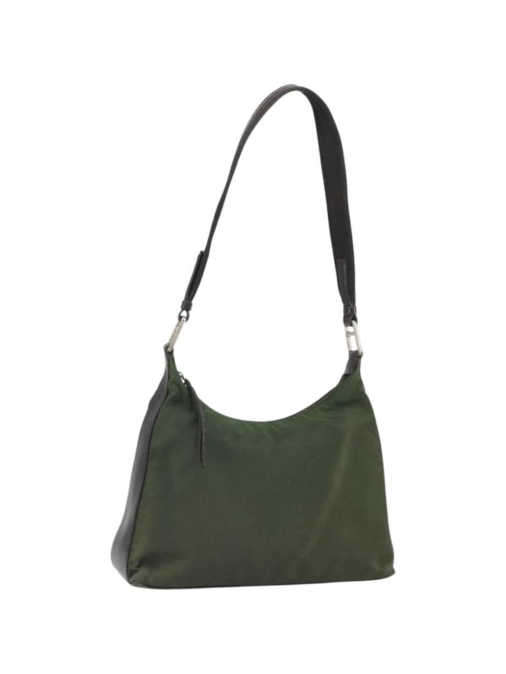 PRADA Shoulder Bag Nylon Khaki